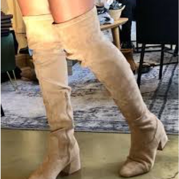 ⭐️HOST PICK ⭐️ Tan knee high boots - Picture 2 of 4